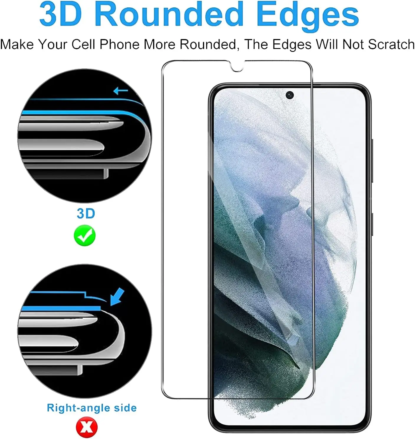 Фото Защитная пленка из закаленного стекла для Samsung Galaxy S24, 1/4 шт., защита смартфона, подходит для серии Samsung S24 №4