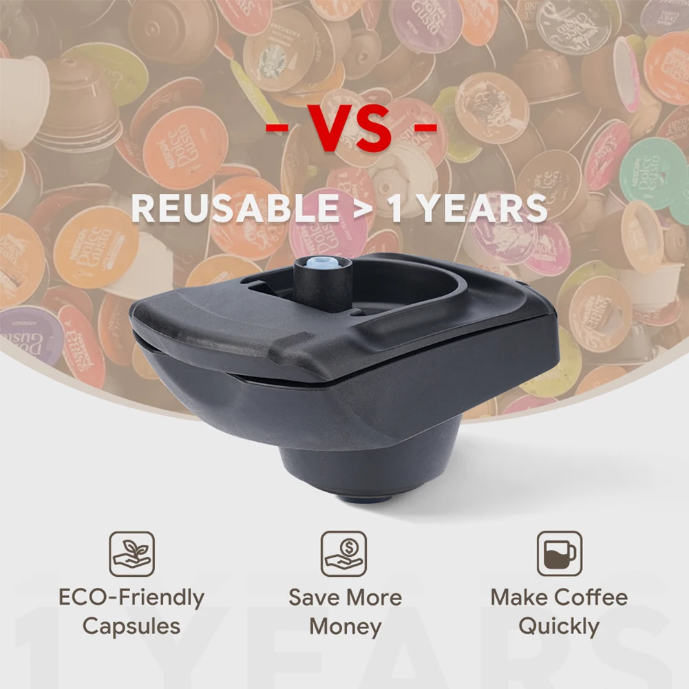Кофейная капсула плюс адаптер для многоразового преобразования лоток