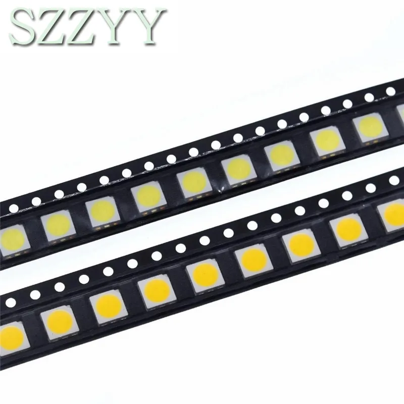 

100pcs 5050 Led White Leds High-brightness Diodo Azul Luz 6500k Smd Light-emitting Diodes Smd 5050 White Light Diodo 18lm