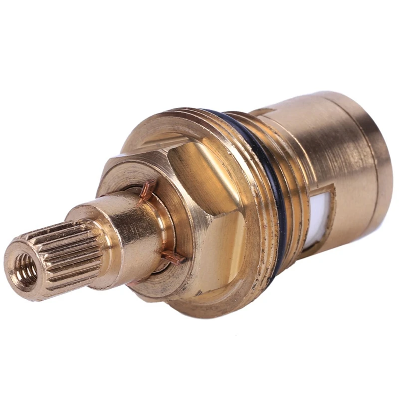 

6 Pcs Replacement Brass Ceramic Disc Tap Valve Insert Gland Cartridge Quarter Turn