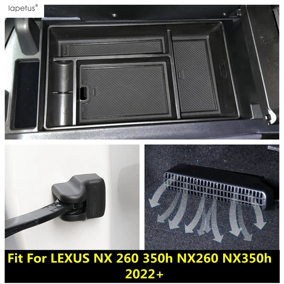 

Car Seat Bottom AC Air Duct Vent Door Limiter Stopper Central Storage Box Cover Kit For LEXUS NX 260 350h NX260 NX350h 2022 2023