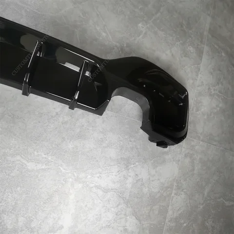 Для Bmw F20 F21 M135i M140i M Sport 2015-2019 Lci Gloss Black MP Style Задний диффузор Задний бампер Разделитель губ Обвесы Тюнинг