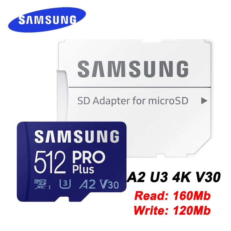 

SAMSUNG EVO Plus Memory Card 32GB/SDHC 64GB/128GB/256GB/512GB SDXC Micro SD/TF Flash Cards MicroSD UHS-1 For Phone Drone Camera