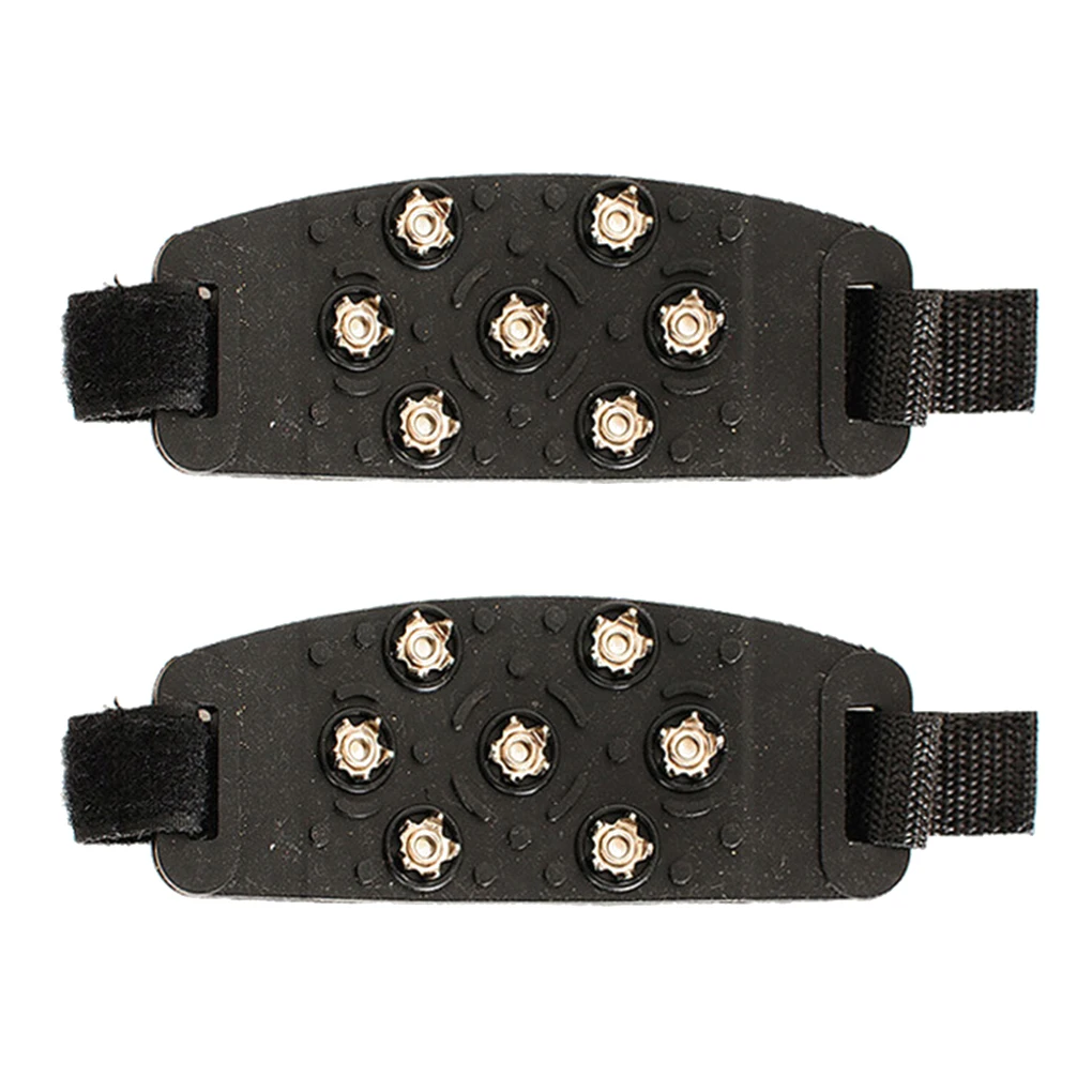 

1 пара, Нескользящие зимние скобы для альпинизма, 7 зубьев