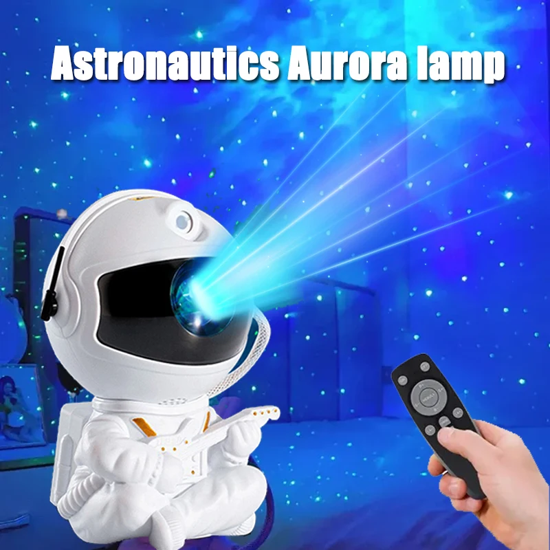 Галактический Звездный Проектор Светодиодный Ночник Дизайн Астронавта