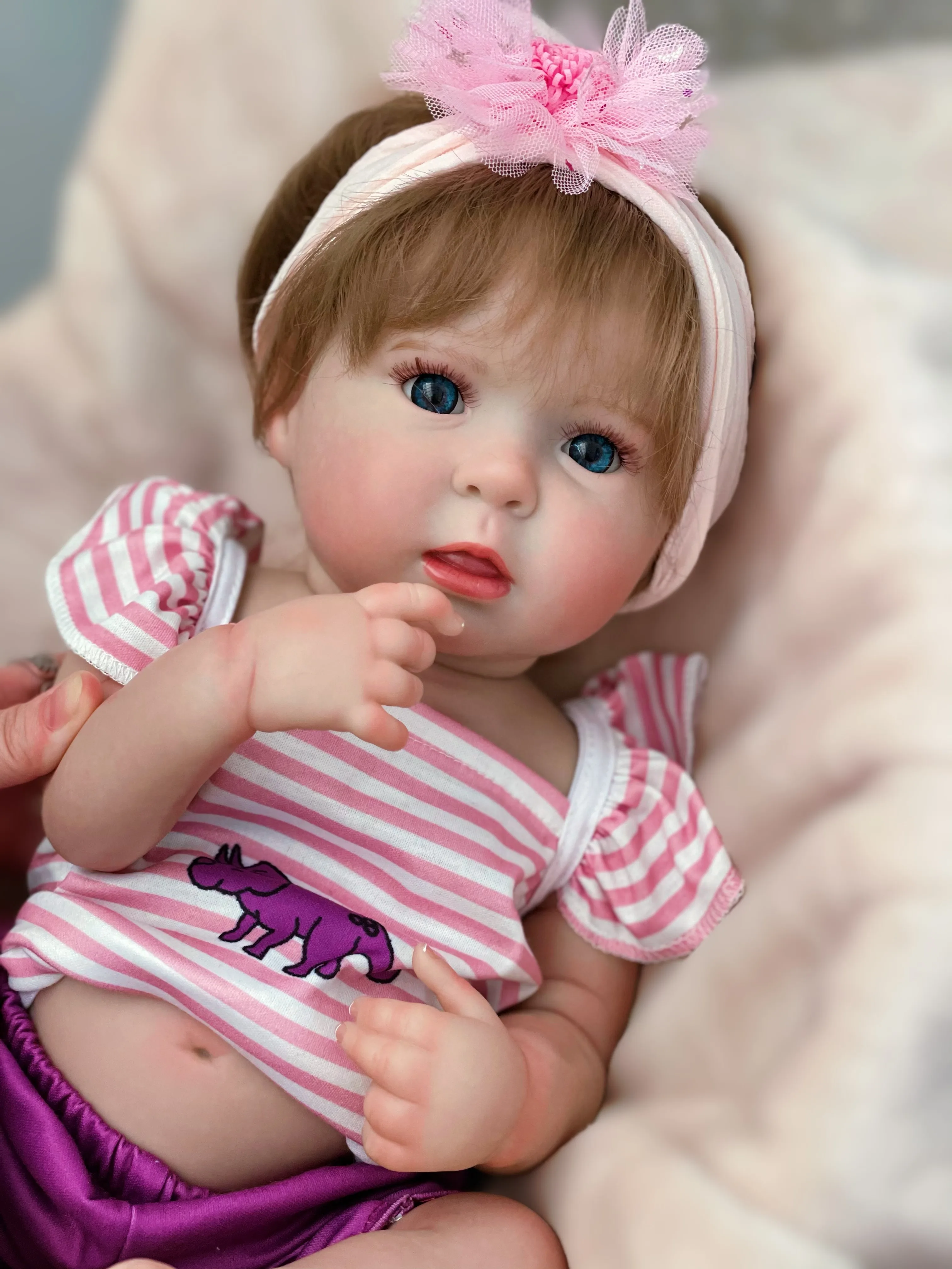 Кукла новорожденная Реалистичная милая кукла-реборн на все тело 18 дюймов