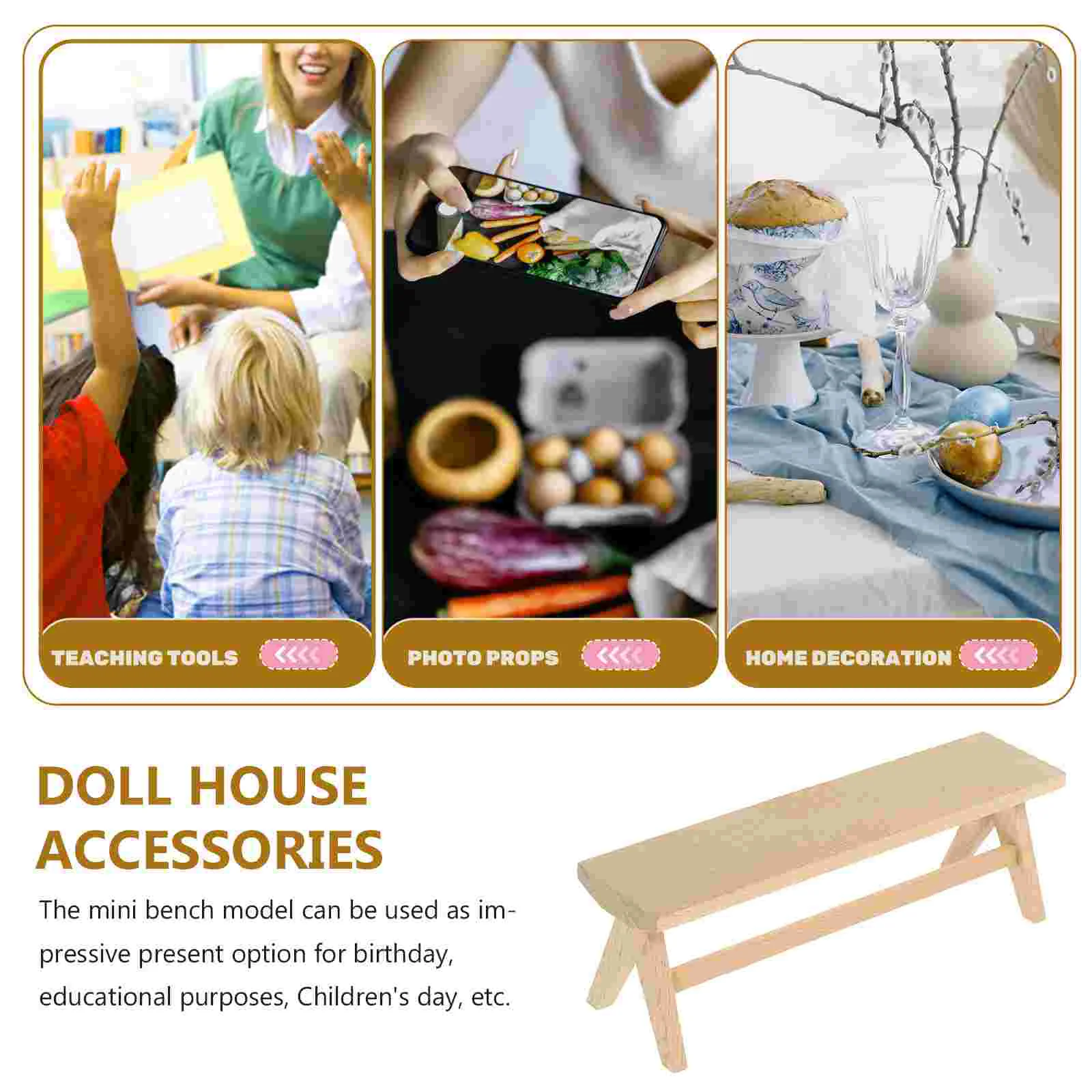 Рисунок 3 - Миниатюрная скамейка для дома