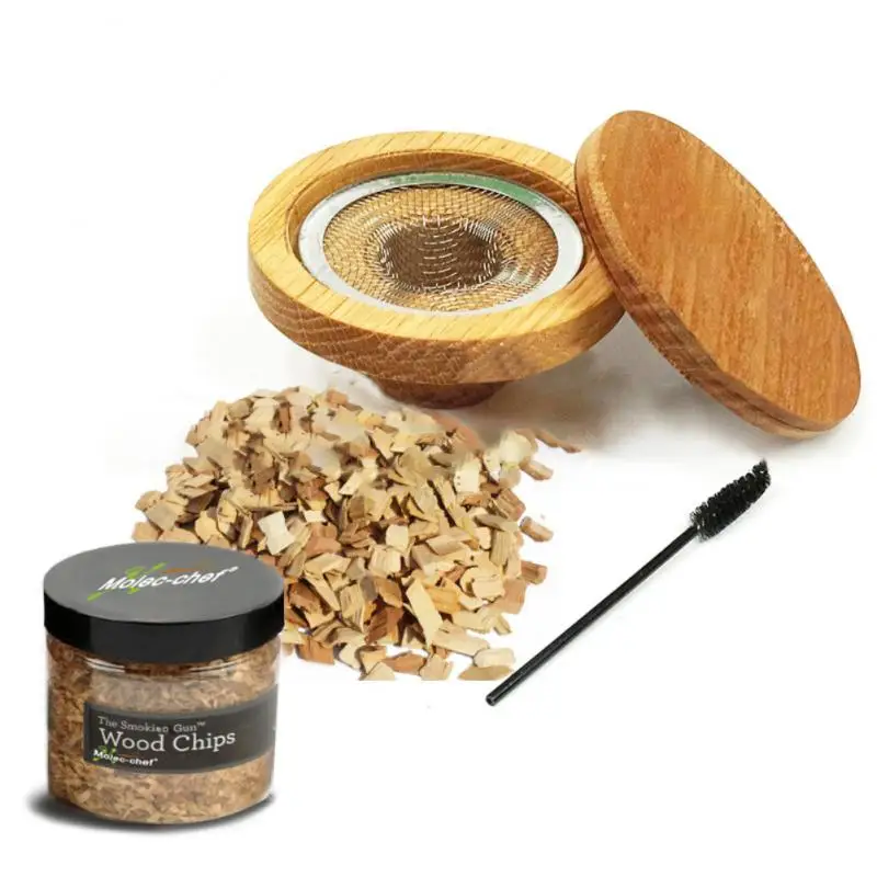 

Комплект для коктейлей курильщика кофейное мороженое холодный дым пузырьковая машина бокал для вина дымовая деревянная коробка Домашняя К...