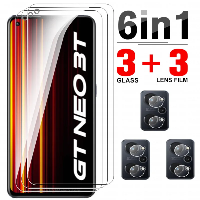 

6 в 1 закаленное стекло для Realmi narzo 50 pro 50 pro, защита для экрана для realme narzo50 5G narzo50pro, защитная пленка для объектива камеры