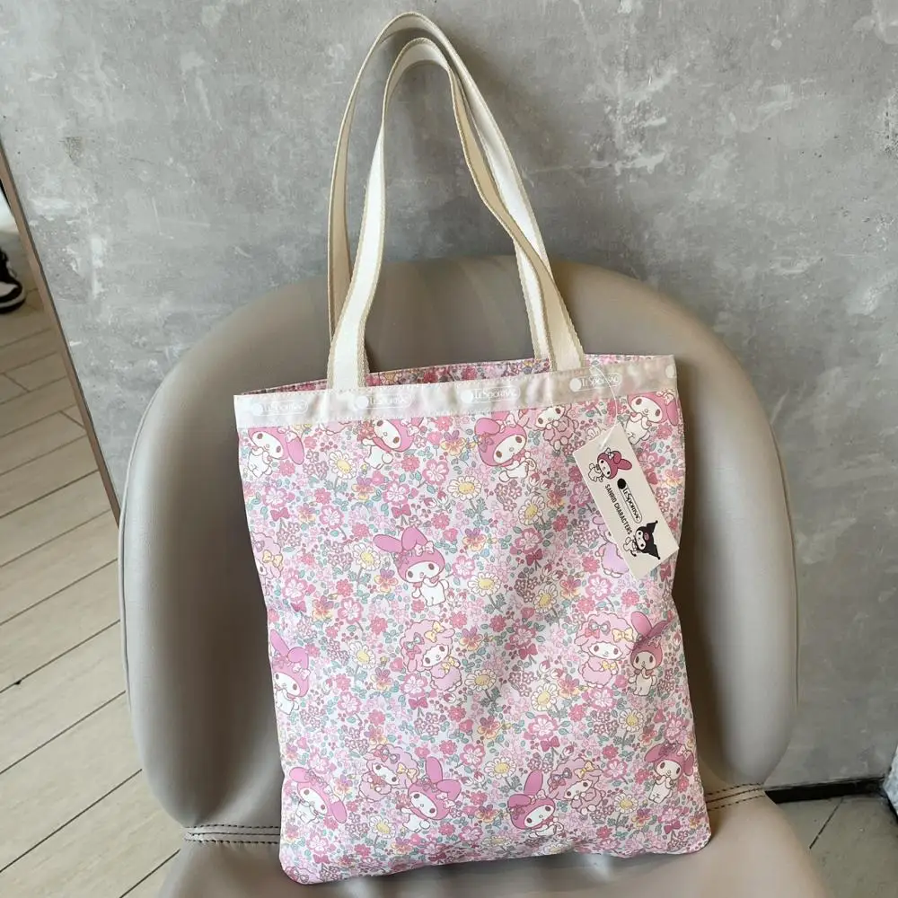 

Anime Cartoon Sanrios Bag My Melody Pokemon Pikachu Fashion Casual Shoulder Bag Tote Printed Shopping Bag Holiday Gift 2339