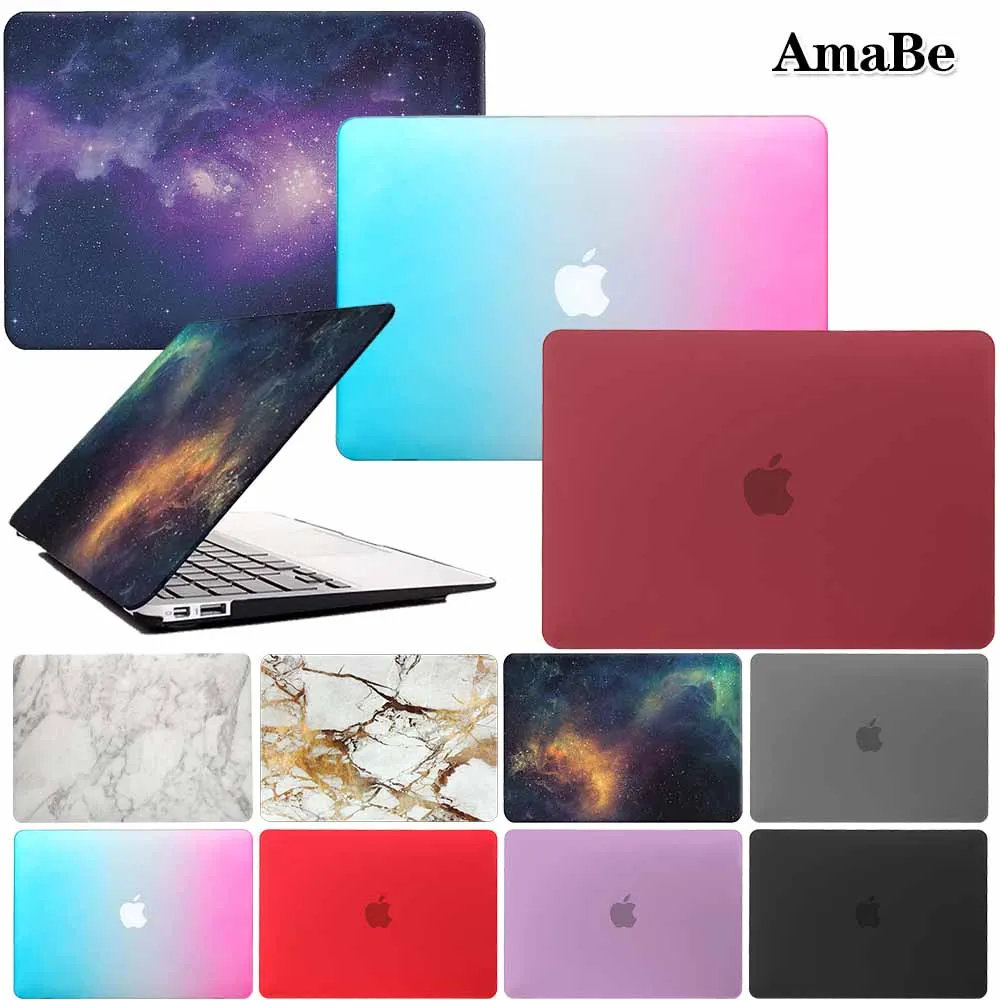 Matte Laptop Case for MacBook Air 13 12 11 Pro 13 15 Retina A1502 Touch Bar Macbook 13 15 Inch with Touch Bar