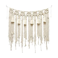 macrame woven wall hangings large woven tapestry cotton handmade woven wall decor bohemian wall decor for wedding bedroom 80 x
