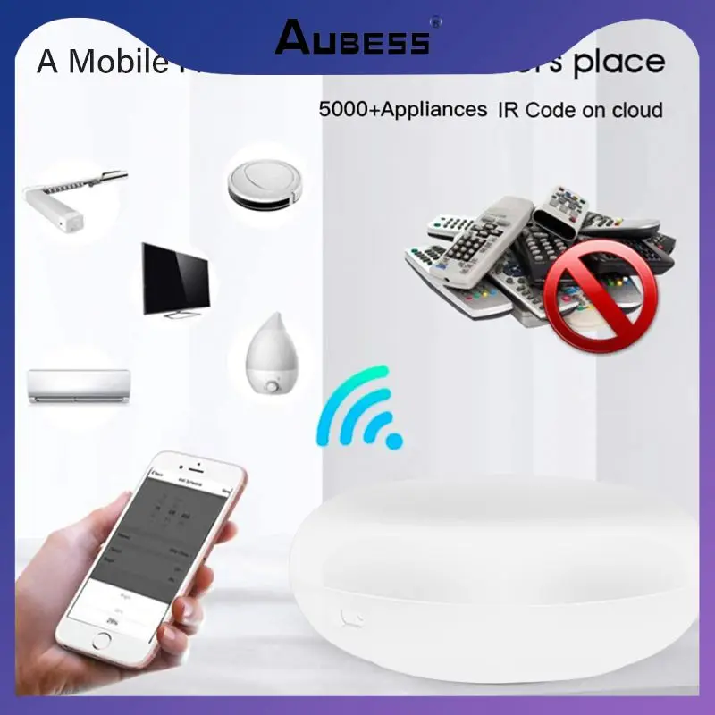 

Беспроводной инфракрасный пульт дистанционного управления Wi-Fi 8 м, 2/3/5 шт., голосовое управление через приложение Tuya/smart Life, управление через ...