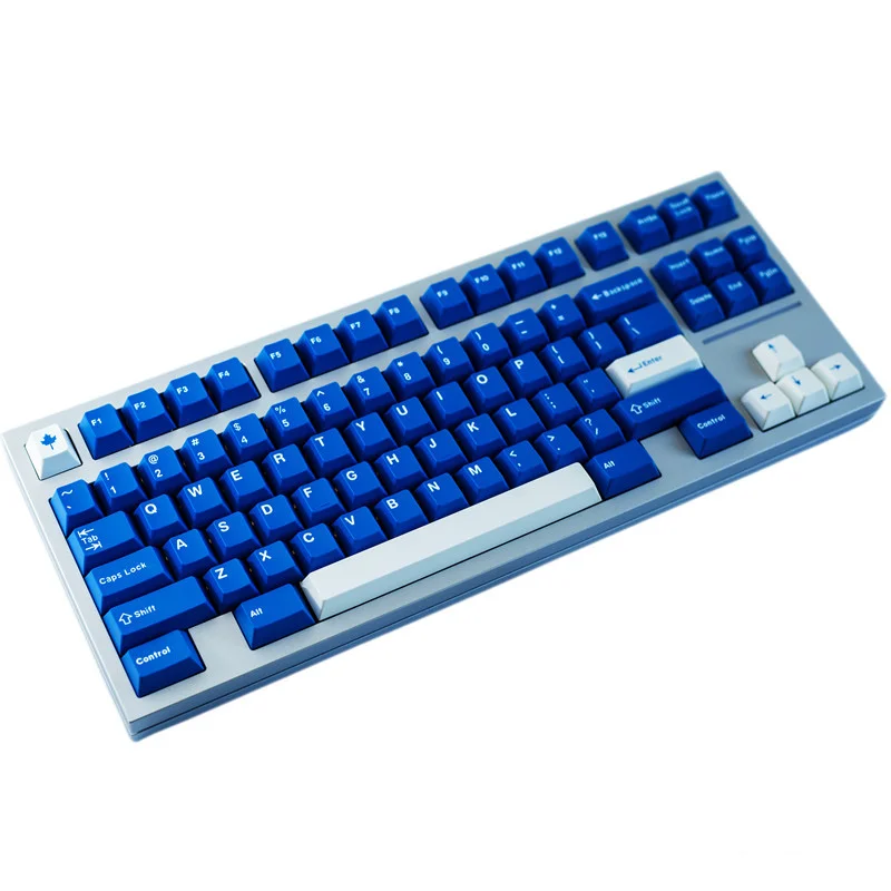 Колпачки для клавиш GMK Classic Blue Double Shot 172 ABS Полный набор Arctic Wahtsy WOB Yuru Cherry Profile MX Kailh JWK