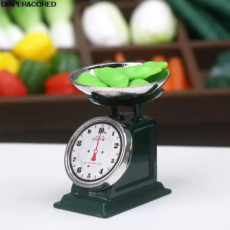 

1 шт., миниатюрная модель масштаба с лотком, игрушки, мини-украшение, аксессуары для кукольного домика, рыночная модель для продажи овощей и фруктов