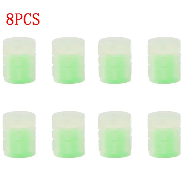 Новые светящиеся колпачки для автомобильных шин, колпачки для обода колес, пылезащитные, водонепроницаемые для авто, мотоциклов, велосипедов, светящиеся в темноте