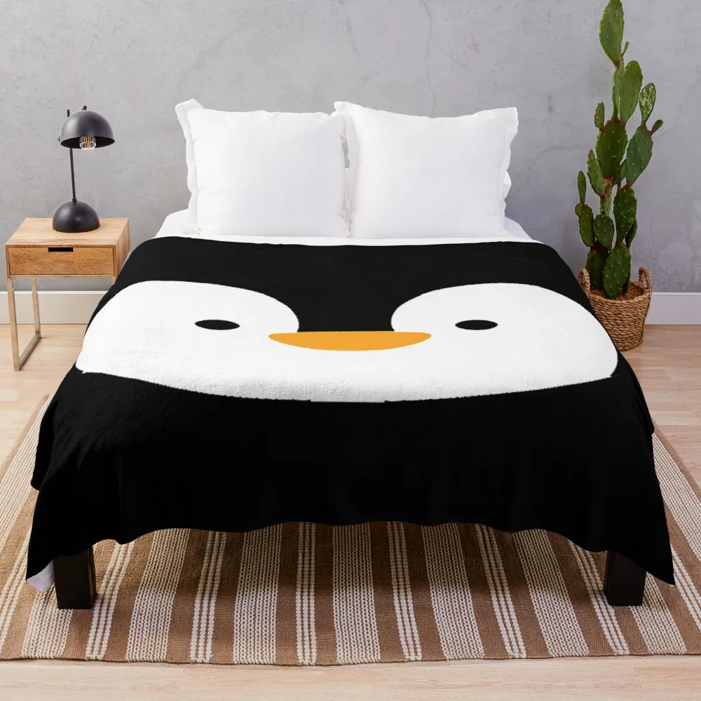 

Penguin Throw Blanket for Girls Boys Adults Teen Kids for Bed Crib Couch, Adorable Super Soft Extra Large Fleece Blankets