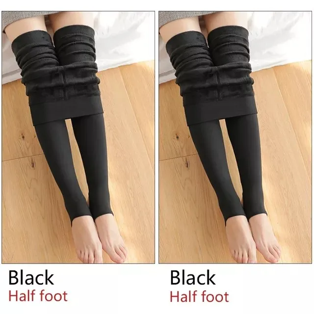 2Pcs Pack Plus Size Thick Velvet Leggings For Women Warm Tights Pantyhose  Fleece Girl Hot Stockings Winter Nylon Socks Skin - купить по выгодной цене  | AliExpress