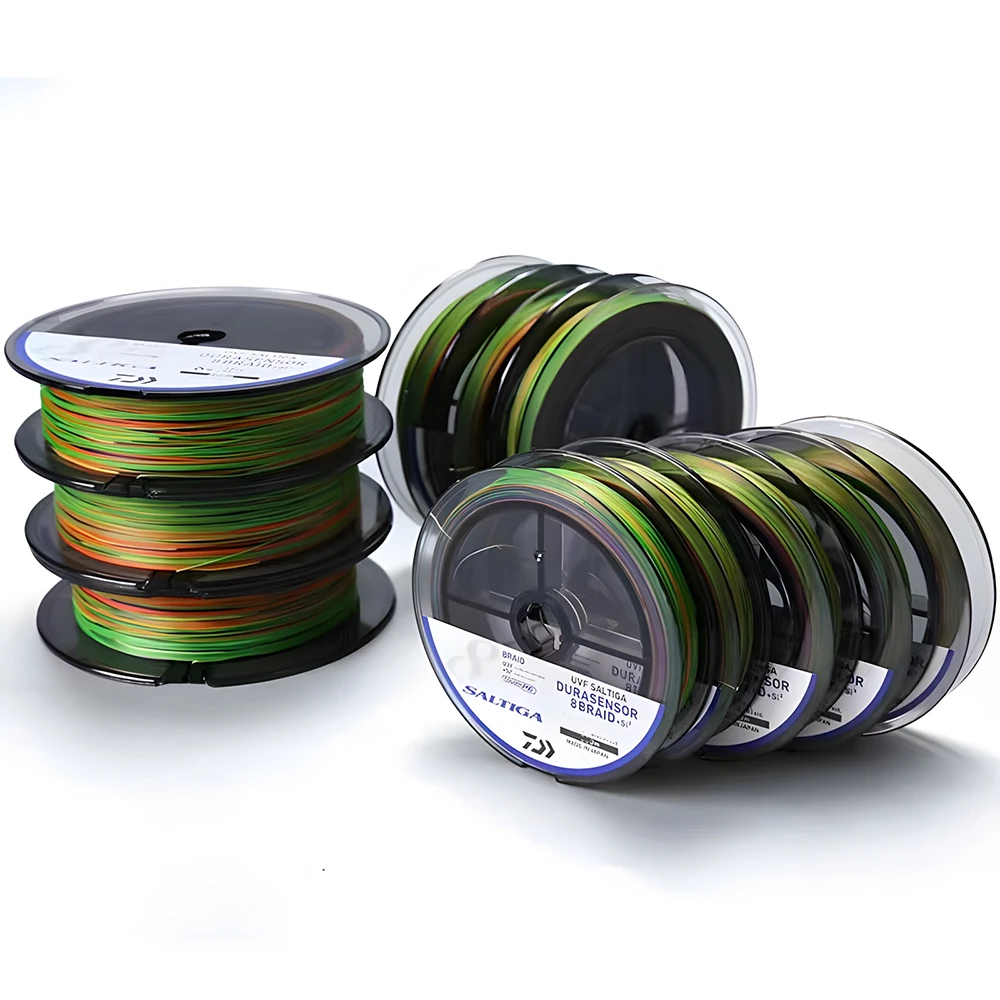 Фото Леска для рыбалки DAIWA UVF SALTIGA DURASENSOR X8+SI2, 200 м, плетеная, из полиэтилена, произведено в Японии №3