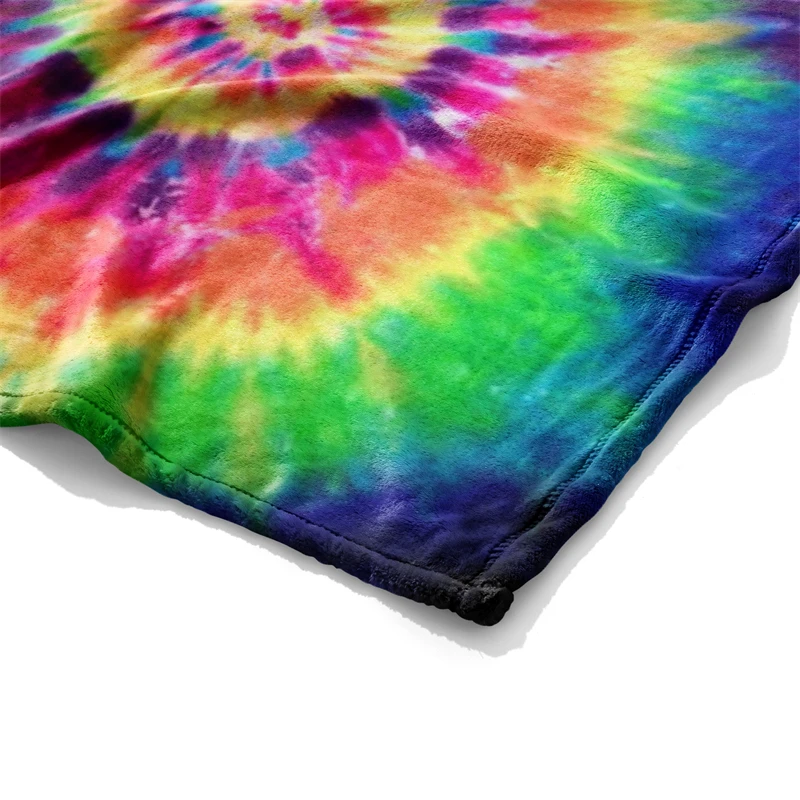 Aertemisi Tie Dye Pet Blanket for Small Medium Large Dog Cat Puppy Kitten Couch Sofa Bed