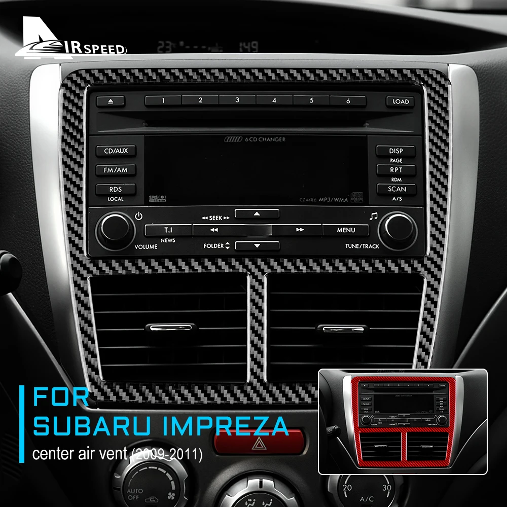 

Наклейка на воздуховод для Subaru Impreza 2009 2010 2011, Автомобильный Центральный чехол на вентиляционное отверстие, автомобильные аксессуары, внутре...