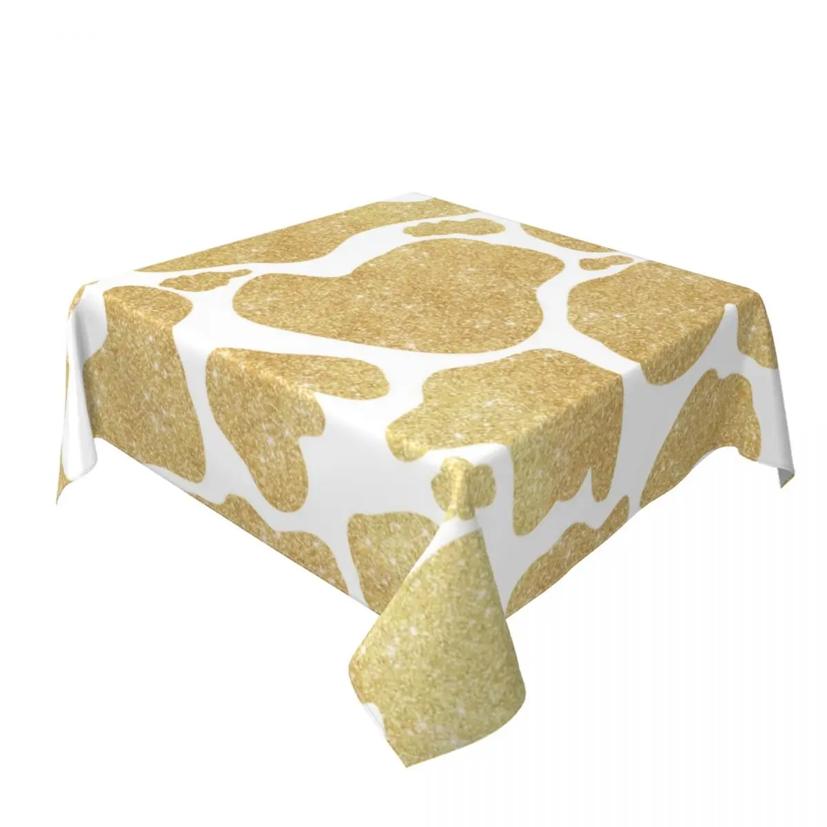 Скатерть в стиле ретро с принтом коровы блеск для стола декоративная ткань из