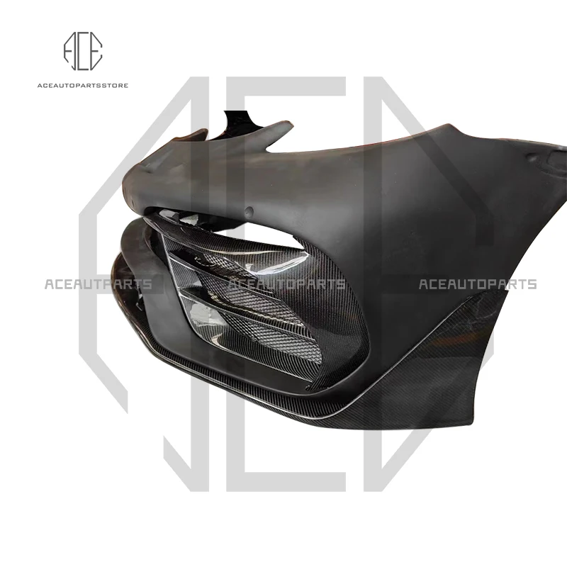 ДЛЯ Porsche 2016-2020 cayman boxster 718 обновленный корпус из углеродного волокна передний