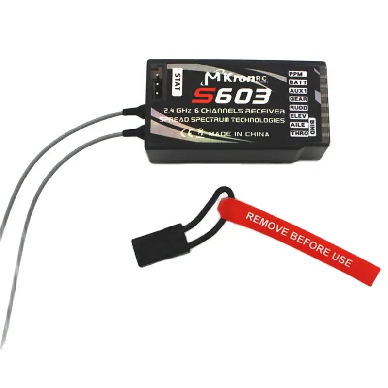 DSMX/DSM2 S603 2,4 ГГц 6-канальный Радиоуправляемый приемник для передатчика спектр DX6i DX7 DX8 JR DSX7 DSX9 радио