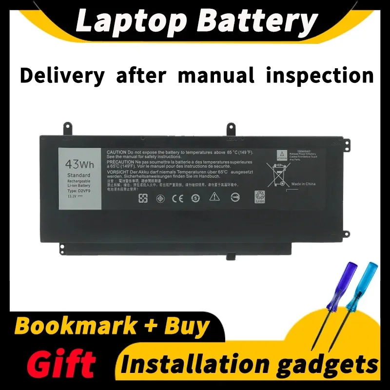 Аккумулятор для ноутбука Dell Vostro 14-5459 5459D 15-7547 15-7548 7347 V5459 P41F P68G D2VF9 PXR51 0PXR51 11,1 В 43wh/3700 мАч