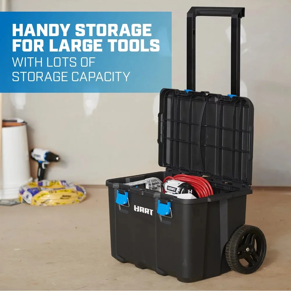

Mobile Tool Box with Telescopic Metal Handle