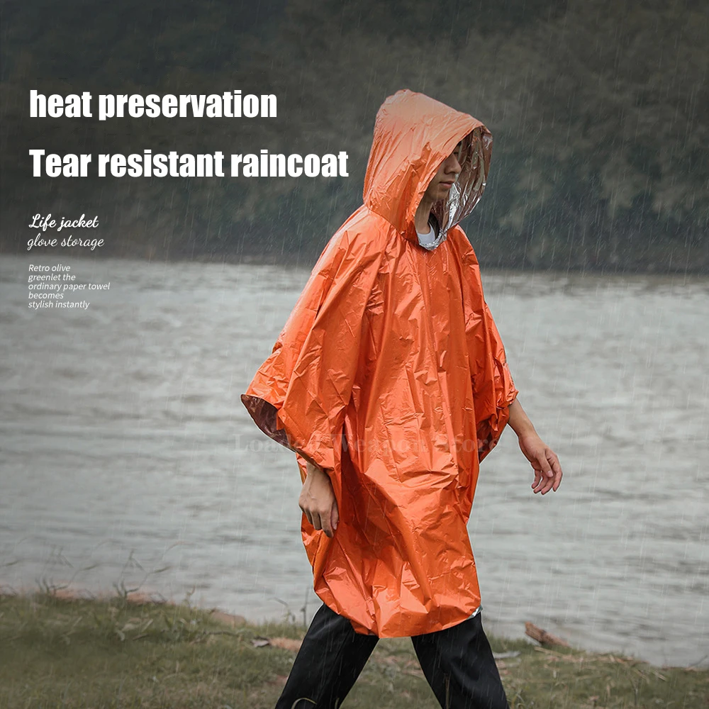 

Уличный портативный плащ для оказания первой помощи для верховой езды кемпинга альпинизма светоотражающий ветрозащитный Теплый походный ...