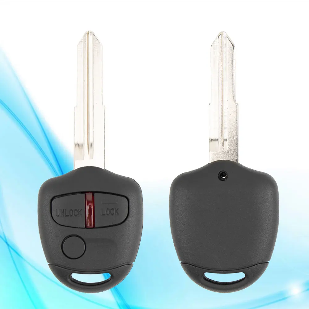 Фото SilKY 2/3 кнопки 315/433 МГц автомобильный дистанционный ключ id46 чип для Mitsubishi Lancer Outlander Pajero MIT11/ MIT8 замена лезвия №4