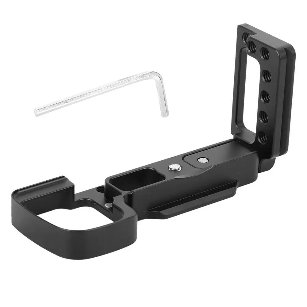 Quick Release Vlog L Plate Bracket Holder Hand Grip for Sony A6000 A6100 A6300 A6400 Digital Camera for Arca Swiss Tripod Head