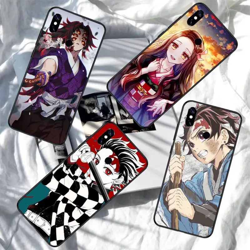 

Demon Slayer Kimetsu no Yaiba Phone Case For Xiaomi Redmi note 7 8 9 11 i t s 10 A poco f3 x3 pro lite funda shell coque cover