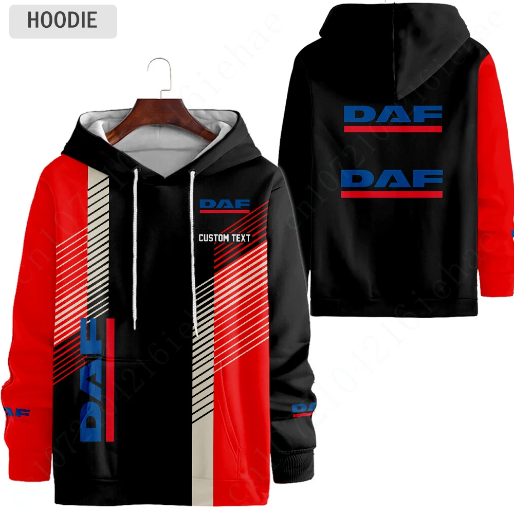 

DAF Hoodies For Men Women Anime 3D Printing Sweatshirt Harajuku Zip Hoodies Top Unisex Clothing Casual Essentials Pullover