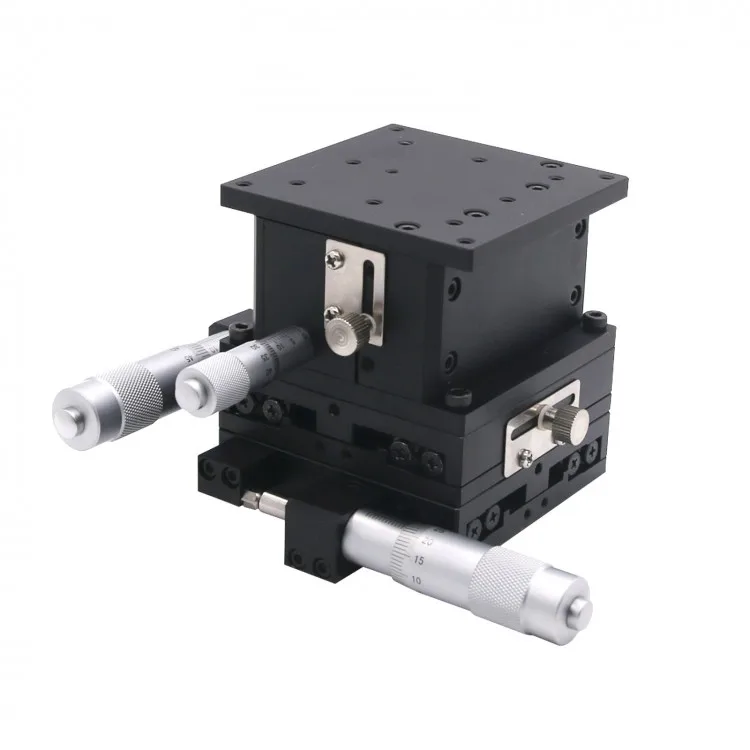 

SEMXYZ-80 XYZ 3-осевой ручной линейный сценический 80x80 мм Микрометр линейный сценический с перекрестным роликовым подшипником