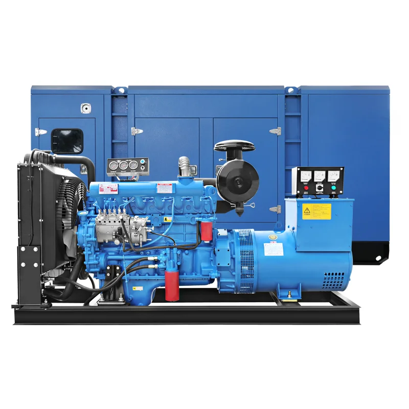 Дешевый мощный бесшумный Электрогенератор работающий от двигателя Ricardo /yuchai /weichai