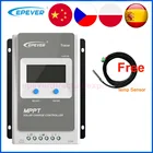 Контроллер заряда солнечной батареи EPEVER 10A 20A 30A 40A MPPT 12V2 4 в, регулятор заряда солнечной панели Tracer1206AN 2206AN 3210AN 4210AN