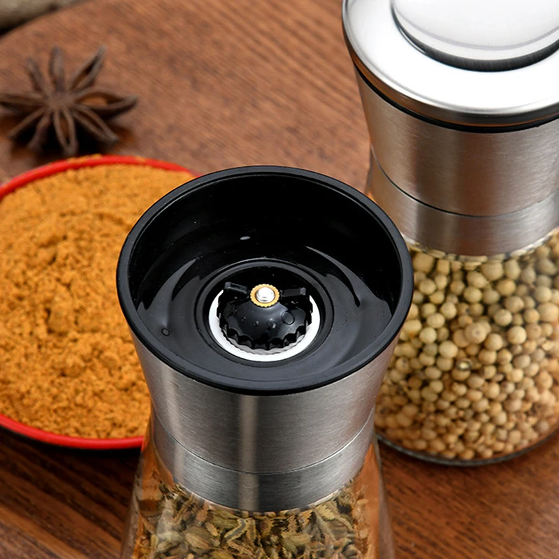 Ручная мельница для соли и перца банка бутылок с приправами специй из