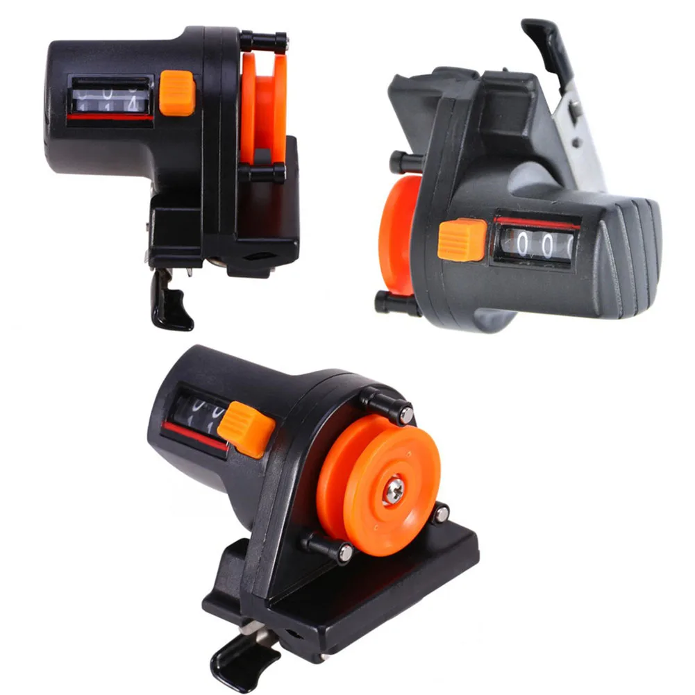 

Рыболовный счетчик лески, измеритель длины провода, пластиковый рыболокатор глубины 0-999 м, цифровой дисплей, Портативные Инструменты