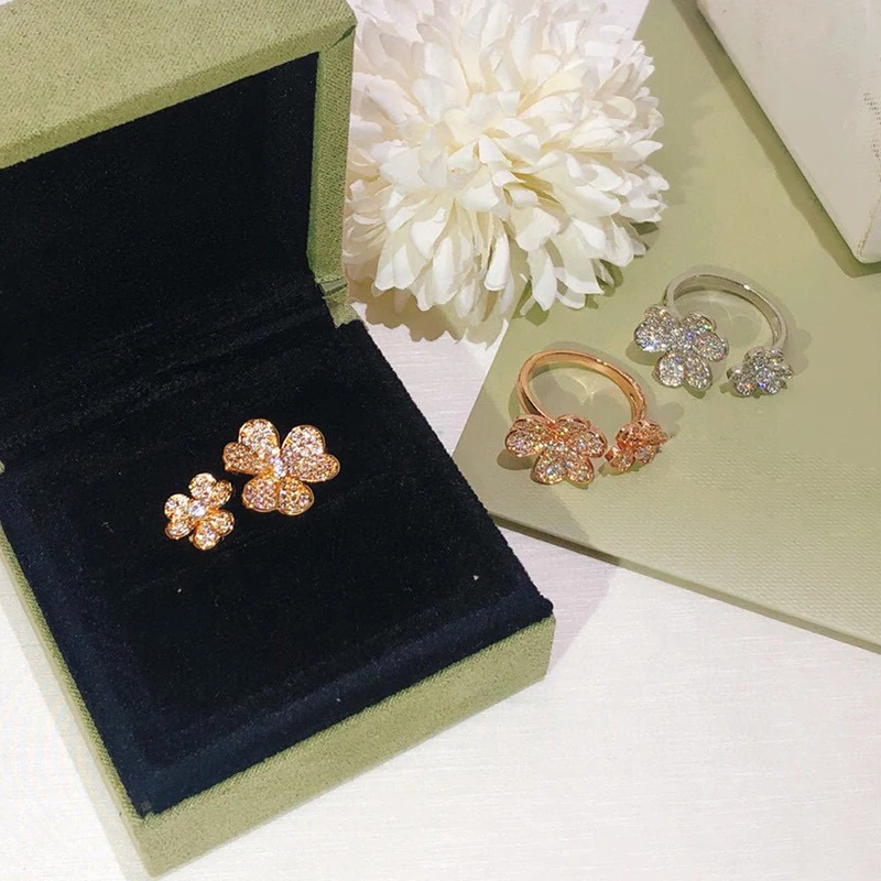 

Женское Открытое кольцо в виде капли воды, из серебра 925 пробы