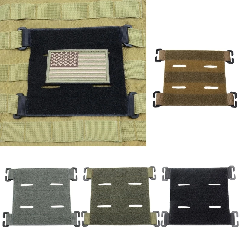 

Hook and Loop Converter Patch Panel DIY Patch Display Holder Tactical-Vest Patch System Adapter Panel