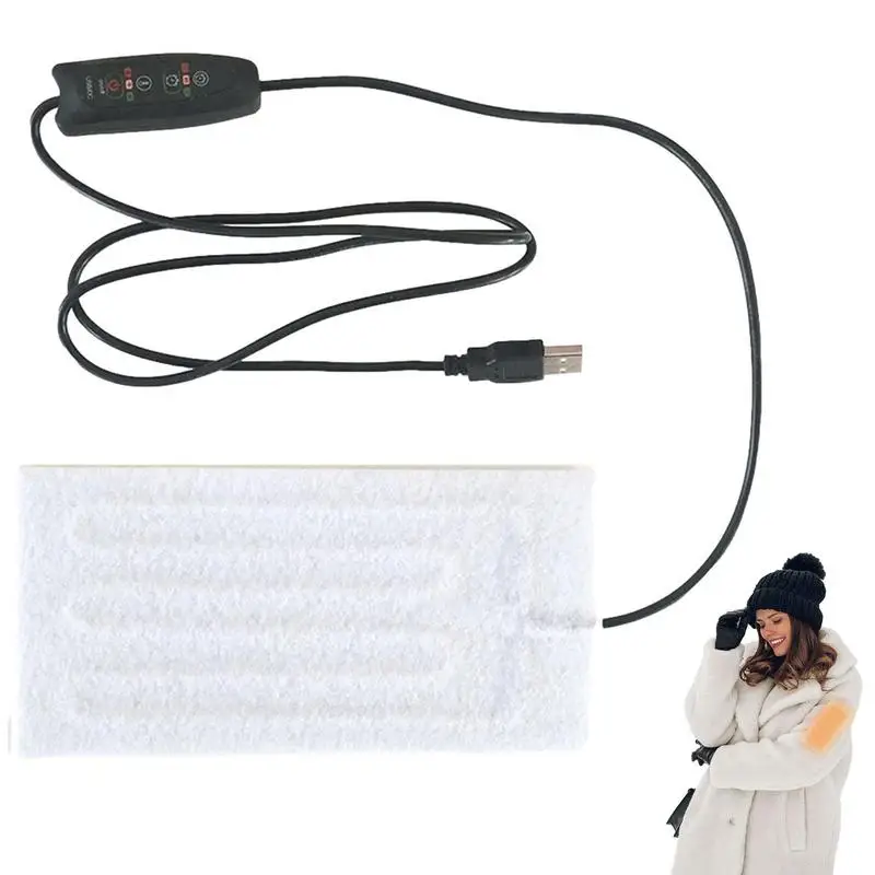 

Winter Heated Pad For Winter Clothes Portable Waterproof Foldable Heater Pads Adjustable Temperature Heating Warmer Tool