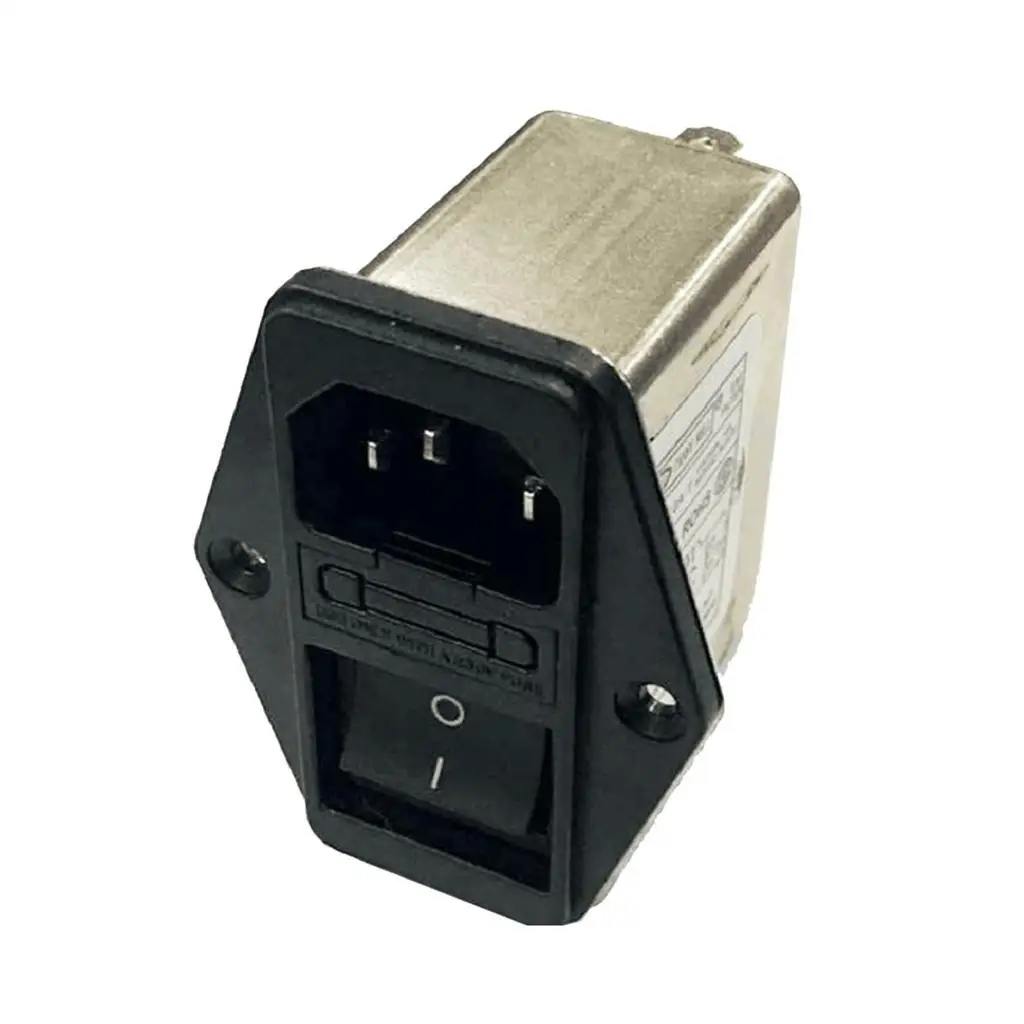 2/3 EMI RFI фильтр AC 250V 10A фотоограничитель шумоподавления