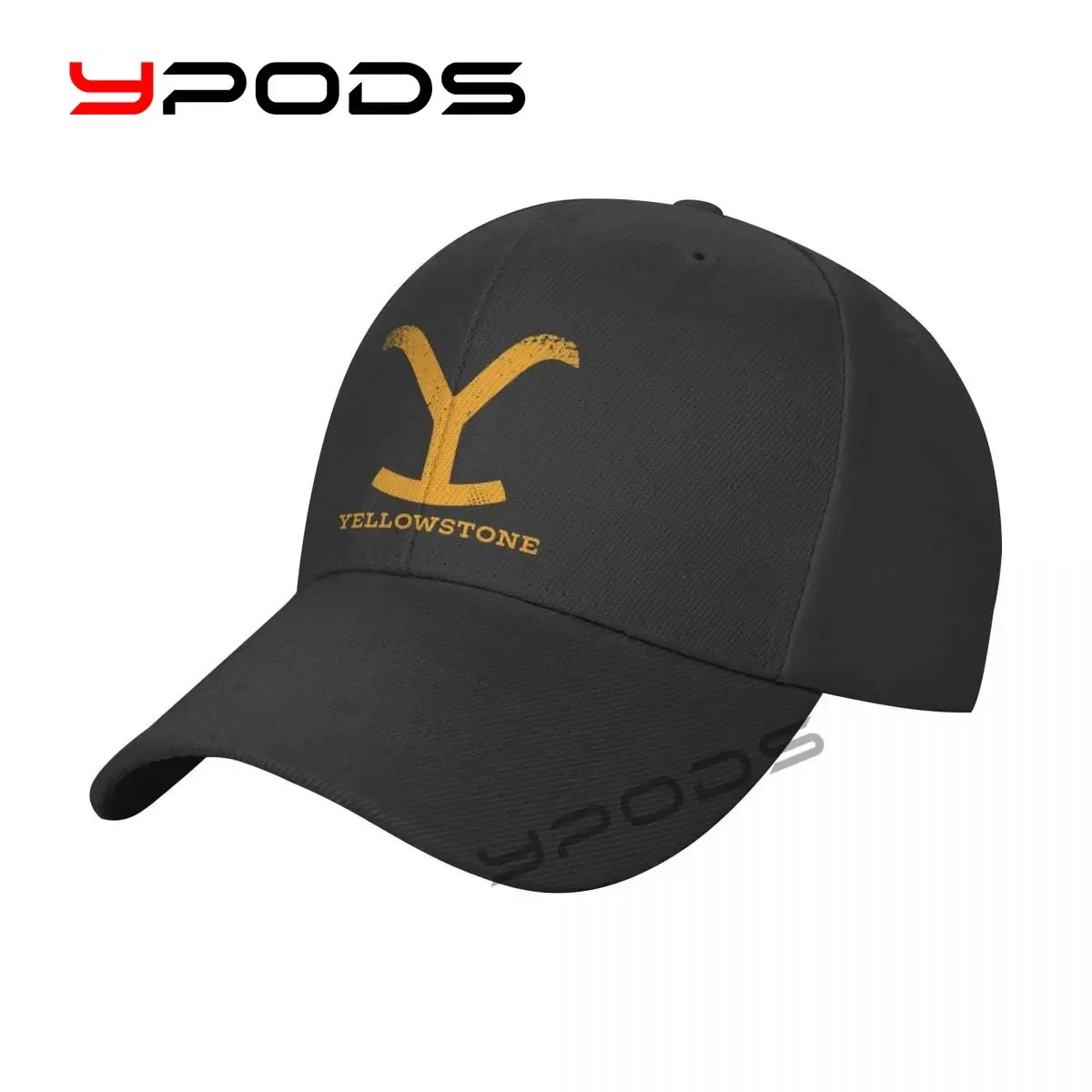 

printing Baseball Cap Dittelle Yellow Small Stone Adorable Sun Caps Fishing Hat for Men Women Unisex-Teens Snapback Flat Bill