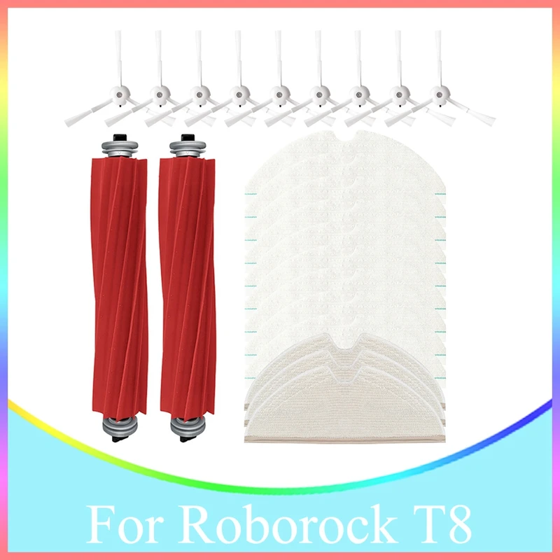 

Запасные части, основная боковая щетка, ткань для швабры Roborock T8 аксессуары для робота-пылесоса Kits