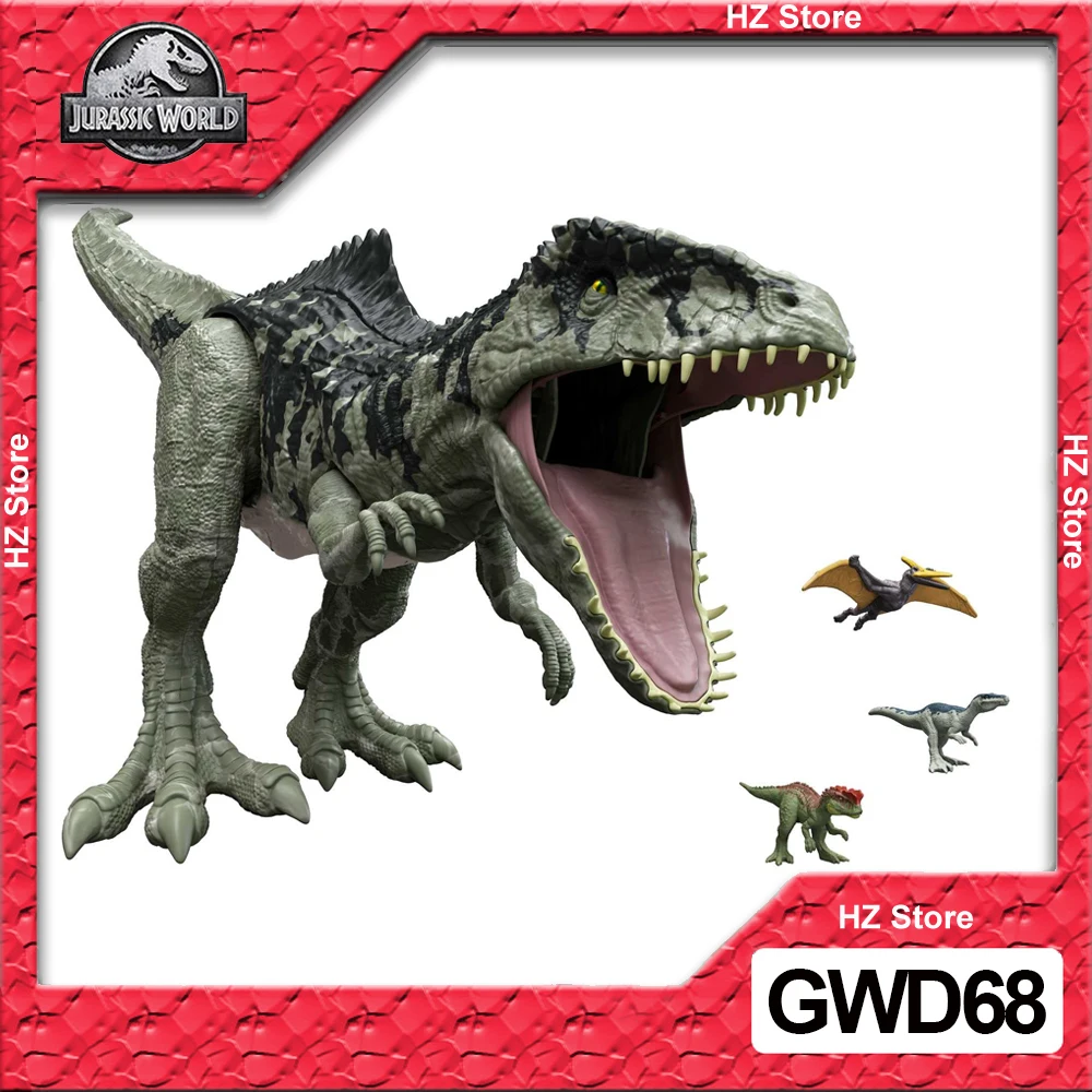 

Jurassic World Dominion Super Colossal Giganotosaurus Action Figure with Eating Feature Extra Large Toy Dinosaur 39in Long GWD68