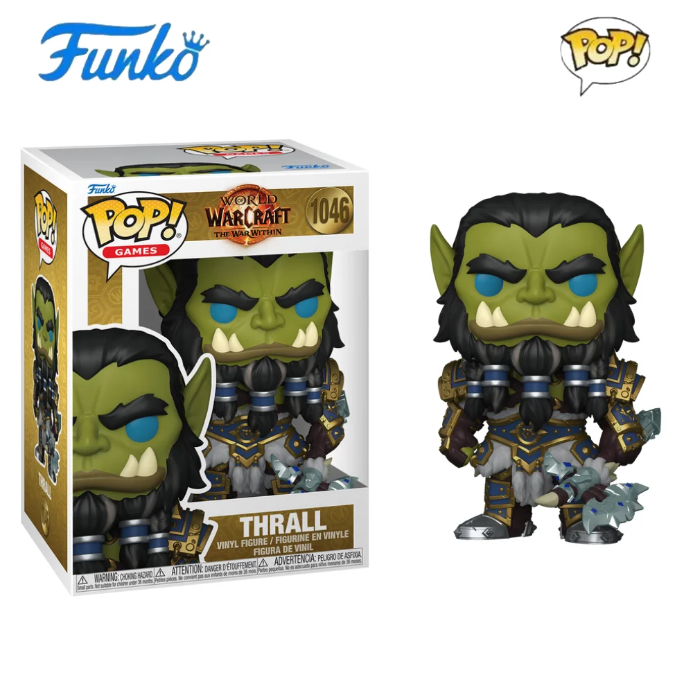 Фигурки Funko Pop World of Warcraft Thrall # Фигурка 1046 4 8 дюйма виниловая модель игрушки