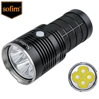 sofirn new q8 4xpl hi 5000lm powerful led flashlight 18650 multiple operation procedure super bright flashlights ipx8