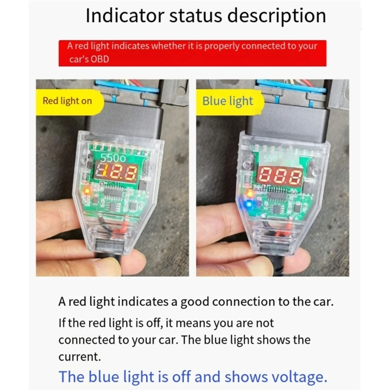 Автомобильный компьютер OBD2 Кабель аварийного питания Память Saver Батарея Разъем